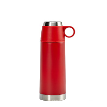 Red simple high grade vacuum flasks thermoses stainless steel water bottle